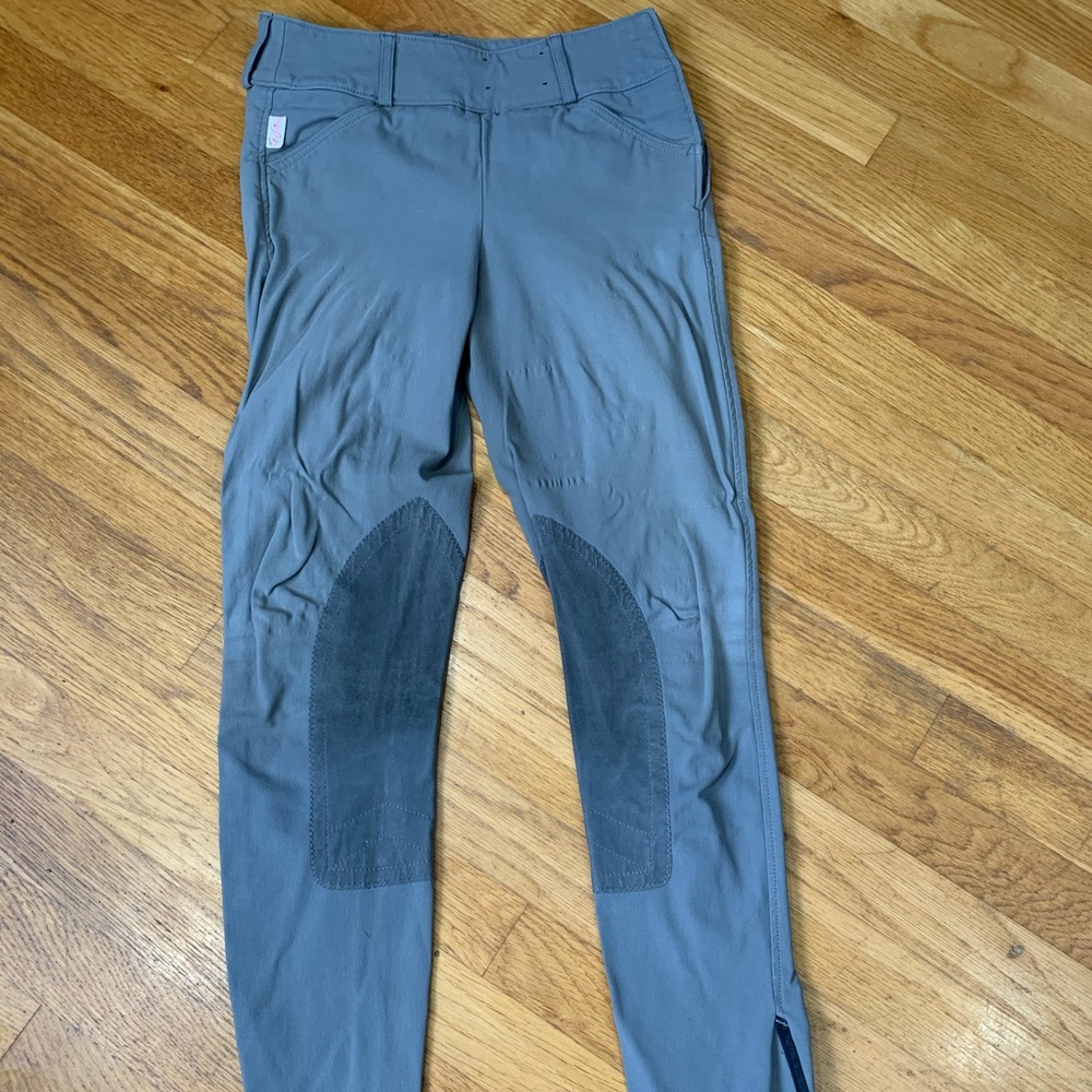 Gray Tailored Sportsman Breeches